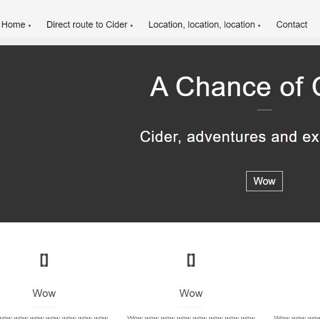 I looked at loads of examples of websites online and tried to work out what styles would suit my own website