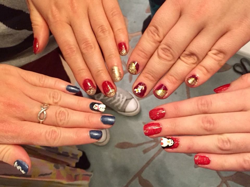The finished results of Nail night